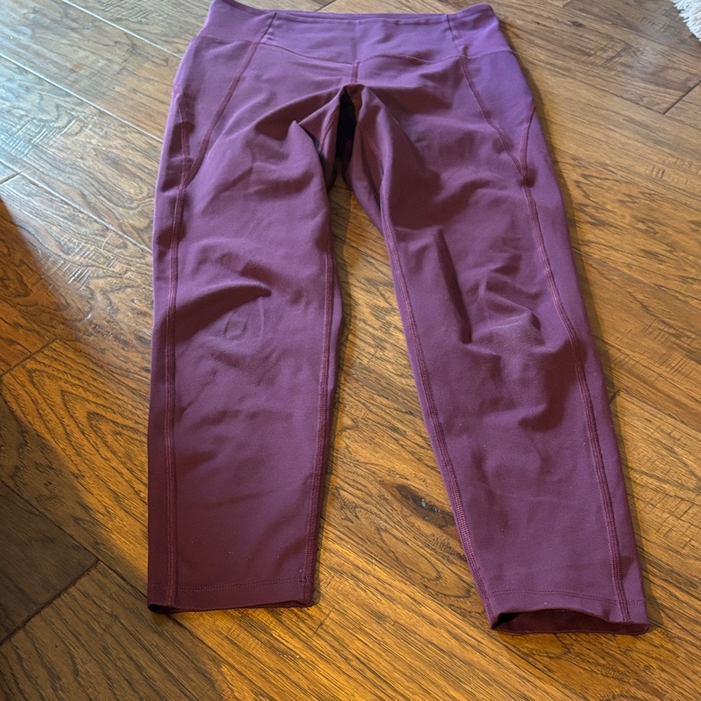 Girlfriend Collective Maroon/Purple Leggings